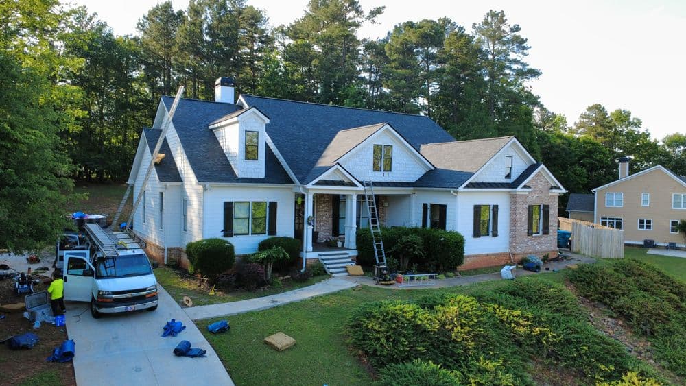 Gallery photos for Denied Insurance Claim Turned Into a Full Roof Replacement in Bogart: Image #2