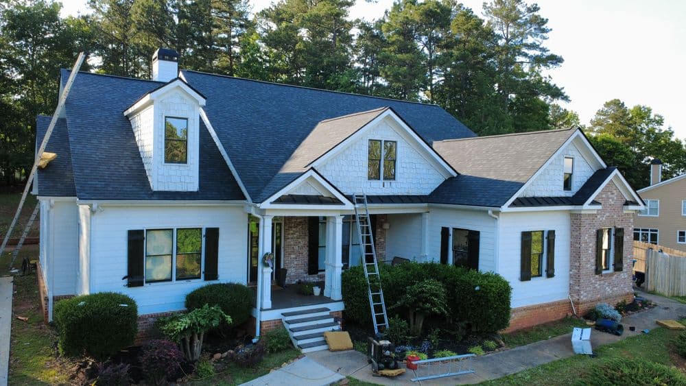 Gallery photos for Denied Insurance Claim Turned Into a Full Roof Replacement in Bogart: Image #1