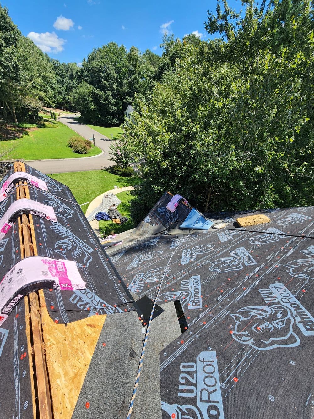 Gallery photos for Full Roof Replacement Underway in Alpharetta GA: Image #2