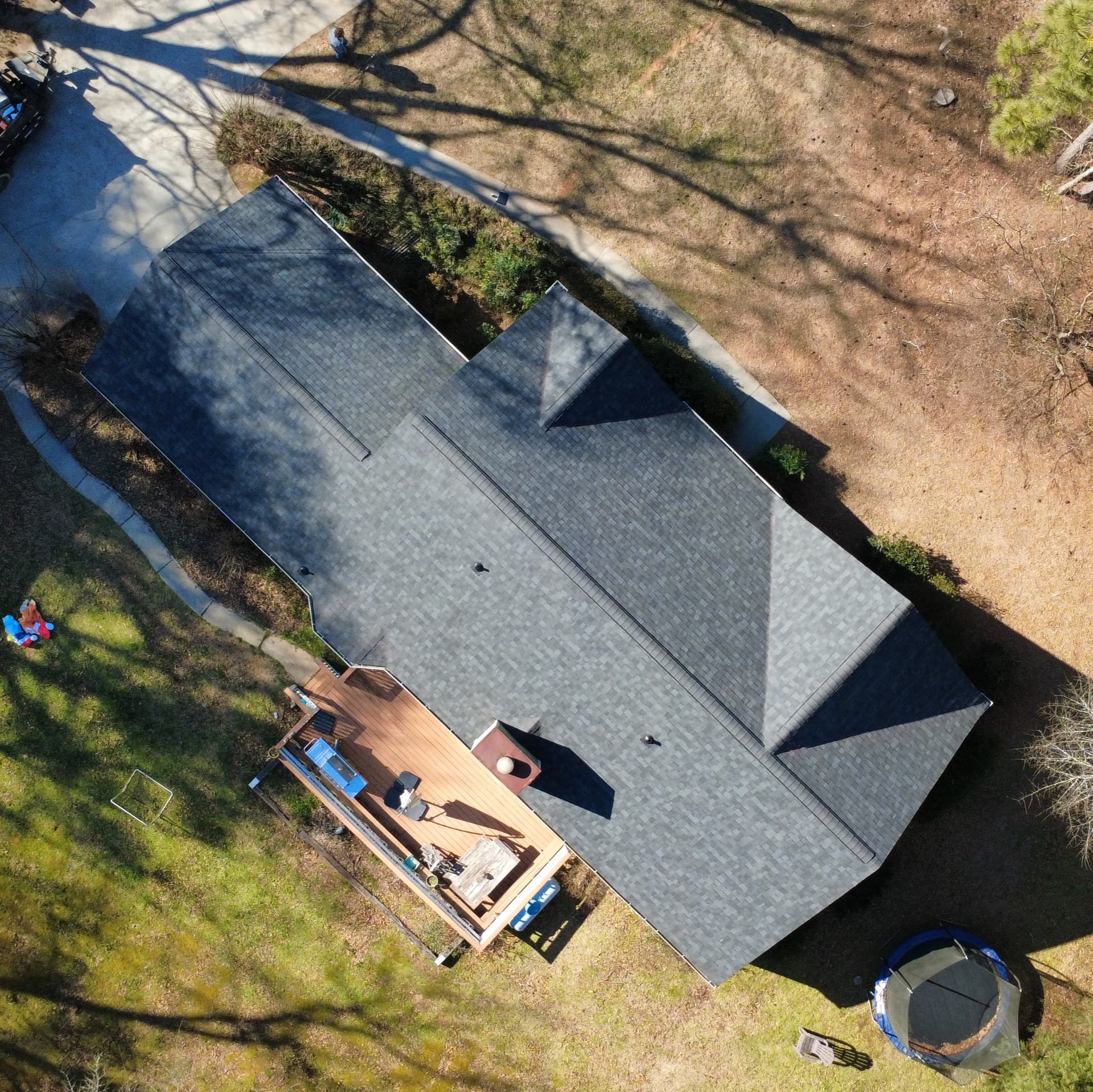Gallery photos for Fresh Shingle Roof Installation Completed in Monroe GA: Image #1